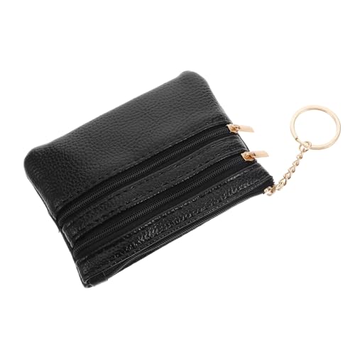 PACKOVE Multifunktionaler Kleiner Geldbeutel Für Damen Pu- Kompaktes Design Mit Reißverschluss Münzfach Und Kartenhalter Für Unterwegs von PACKOVE