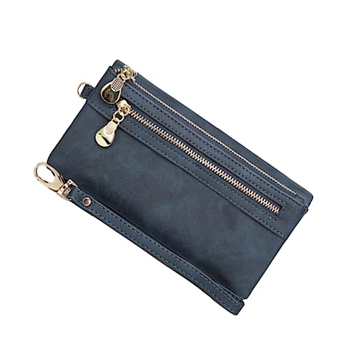 PACKOVE Damen Geldbörse Frauengeldbörse Handy-geldbörse Damengeldbörse Aus Leder Zweiteilige Damen-Clutch Aus Leder Kredit Kupplung Geldbörse Telefonarmband Lederwaren Tasche Fräulein von PACKOVE