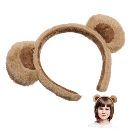 PACKOVE Damen Haarband mit Niedlichen Bärenohren Weiches Plüschmaterial Partys Hochzeiten und Freizeitaktivitäten ein Einzigartiges Haaraccessoire von PACKOVE