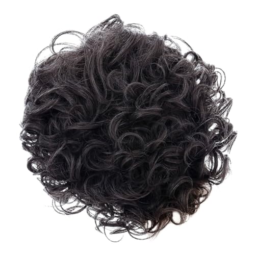PACKOVE Damen Kurze Lockige Perücke Flauschige Synthetik Haarperücke für Cosplay Partys und Verstellbar und Atmungsaktiv für Halloween und Bühnenauftritte PACKOVE Damen Kurze Lockige Perücke Flauschige Synthetik Haarperücke für Cosplay Partys und Verstellbar und Atmungsaktiv für Halloween und Bühnenauftritte von PACKOVE