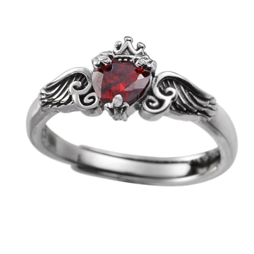 PACKOVE Damen Fingerring Retro Schmuckring Für Frauen Chic Fingerschmuck Stilvolle Verarbeitung Geschenkidee Für Mädchen Und Frau von PACKOVE
