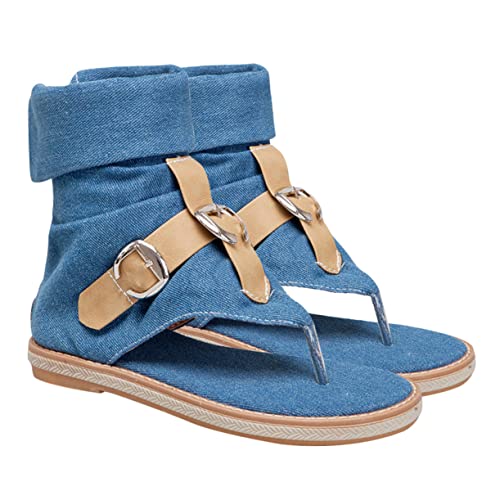 PACKOVE Damen Sandalen aus Hochwertigem mit Flacher Rutschfester Sohle Strapazierfähigem Material und Modischem Design Bequeme Sommerschuhe für Frauen für Alltag und Outdoor Aktivitäten PACKOVE Damen Sandalen aus Hochwertigem mit Flacher Rutschfester Sohle Strapazierfähigem Material und Modischem Design Bequeme Sommerschuhe für Frauen für Alltag und Outdoor Aktivitäten von PACKOVE