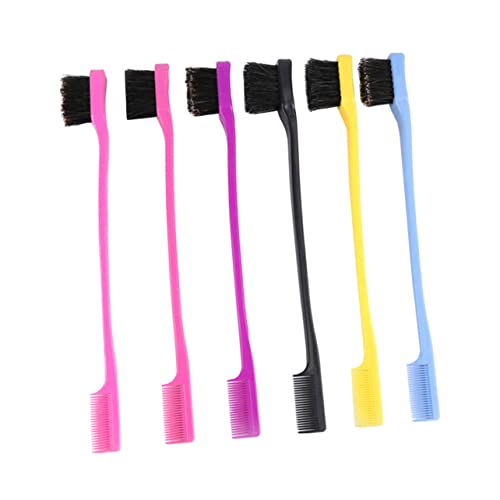 PACKOVE Doppelkopf Augenbrauenbürstenkamm für Frauen und Mädchen Augenbrauenpflegewerkzeug Doppelseitig Sanfter Pinsel und Kamm für Präzises Styling von PACKOVE