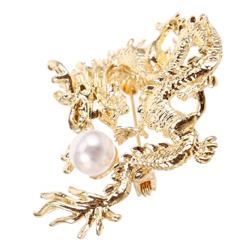PACKOVE Dragon Brosche Anstecknadel Langlebige Einzigartige Drachenform Modisches Schmuckstück für Damen und Herren für Anzug Mantel und Freizeitkleidung von PACKOVE