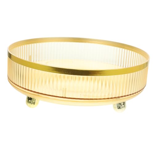 PACKOVE Drehbarer Kosmetik-organizer Aufbewahrungsbox Für Make-up Badezimmer-ablagefach Parfümaufbewahrung Kunststoffvitrine Für Desktop Mit Abnehmbarem Boden von PACKOVE