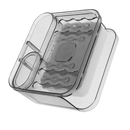 PACKOVE Dual Layer Seifenhalter Mit Absorbierendem Schwamm Wandmontierte Seifenablage Für Bad Und Küche Multifunktionaler Organizer Mit Mehreren Fächern Transparent von PACKOVE