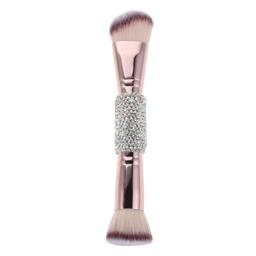 PACKOVE Dual-ended Foundation Makeup Brush mit Weichen Borsten und Luxuriösem Strassgriff für Foundation Puder und Modellierung Professionelles Sanftes Beauty-tool für Empfindliche Haut von PACKOVE