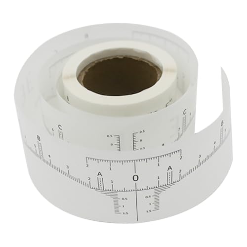 PACKOVE Einweg Augenbrauen Maßband Aufkleber Hautfreundliches Transparentes Material zur Präzisen Augenbrauenmessung für Anfänger und Makeup Enthusiasten von PACKOVE