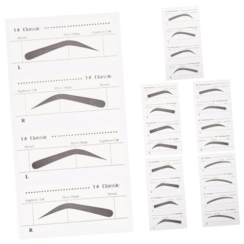 PACKOVE Einweg Augenbrauenschablonen 6 Stück Praktische Augenbrauen Aufkleber für Sicher und Einfach zu Verwenden für Make Up Verschiedene Designs PACKOVE Einweg Augenbrauenschablonen 6 Stück Praktische Augenbrauen Aufkleber für Sicher und Einfach zu Verwenden für Make Up Verschiedene Designs von PACKOVE