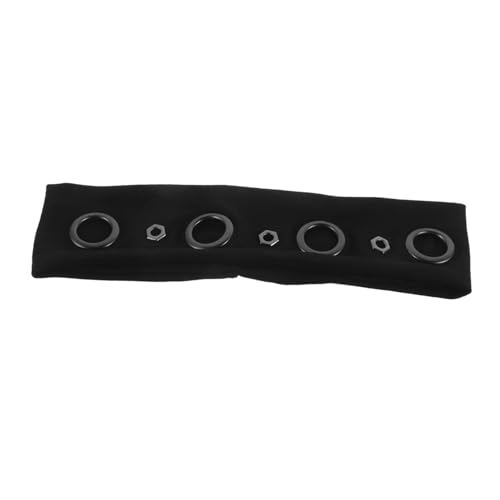 PACKOVE Elastisches Punk Rock Haarband mit Hohlem Nieten-design Dehnbares Weiches Stoff-stirnband für Damen Modisches Retro-accessoire für Musikfestivals Partys und Alltag PACKOVE Elastisches Punk Rock Haarband mit Hohlem Nieten-design Dehnbares Weiches Stoff-stirnband für Damen Modisches Retro-accessoire für Musikfestivals Partys und Alltag von PACKOVE