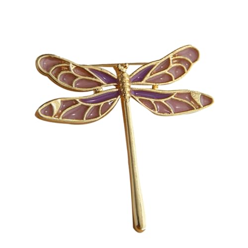 PACKOVE Emaillierte Libellen Brosche Legierung Kleine Corsage Anstecknadel für Schal Jacke Strickjacke Damen Blumen Brosche für Alltag und Festlichkeiten von PACKOVE