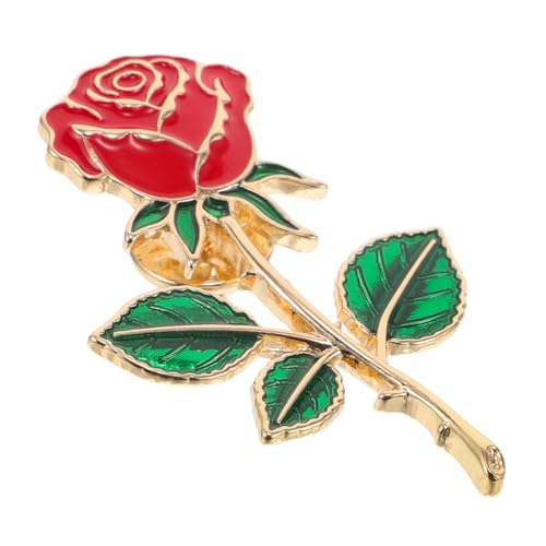 PACKOVE Enamel Flower Brooch aus Langlebiger Legierung mit Modischem Emaille Finish Vielseitige Anstecknadel für Damen zur Dekoration von Kleidung Taschen und Jacken bei Besonderen von PACKOVE