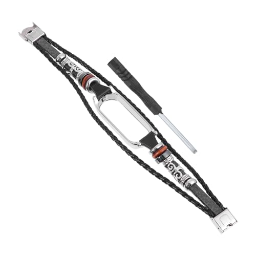 PACKOVE Ersatz Armband für Metallarmband Retro Perlen Design Verstellbar Langlebig Modisch Kompatibel für Damen Herren Smartwatch Zubehör von PACKOVE