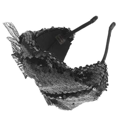 PACKOVE Fascinator Hut Damen Retro Haarschmuck mit Glitzer für Hochzeiten Teepartys und Festivals Stirnband für Besondere Anlässe und Beeindruckendes Design von PACKOVE