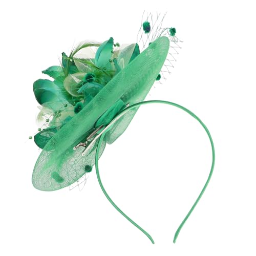 PACKOVE Fascinator Hut Für Hochzeiten Und Tea Parties Eleganter Vintage-design Mit Netz Und Federn Praktisch An Haaraccessoires Zu Befestigen Für Braut Und Gäste von PACKOVE
