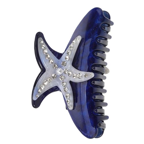 PACKOVE Feiner Haarclip mit Meeresmotiven Kleine Haarklammer für Frauen Rutschfest Robust Geeignet für Dickes Haar Eleganter Haarhalter für Alltag und Festliche Anlässe von PACKOVE