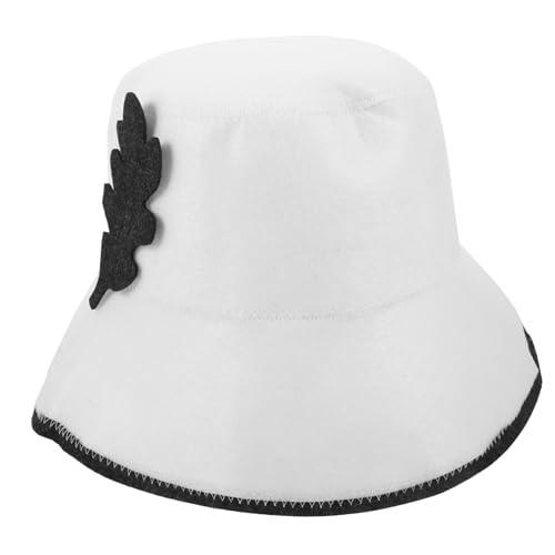 PACKOVE Wiederverwendbarer Saunahut Für Herren Atmungsaktive Badekappe Aus Filz Für Spa Sauna Stilvolles Komfortables Design von PACKOVE