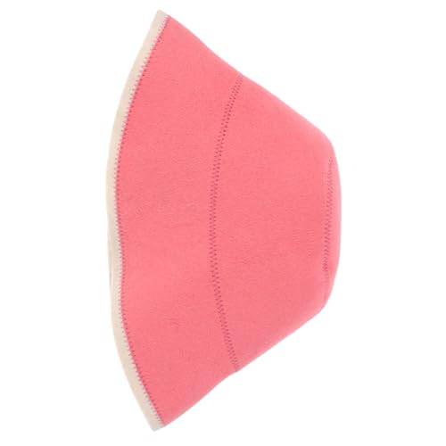 PACKOVE Filz Duschhaube Saunahut Winterhut Für Damen Melone Frauen Eimerhut Im Winter Saunahüte Saunahaube Aus Filz Fischerhut Aus Wolle Fedora-hüte Für Frauen Rosa Gefühlt von PACKOVE