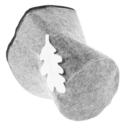 PACKOVE Filz Sauna Hut Für Damen Herren Wiederverwendbarer Duschhaube Schnelltrocknender Badekappen Atmungsaktiver Saunahut Für Haushalt Und Badezimmer von PACKOVE