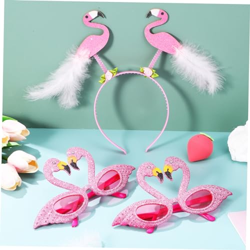 PACKOVE Flamingo Party Teilig mit Flamingo Brillen Flexible Bequeme Damen Stirnbänder für Lustige Hawaii Kostüm Deko und Fotorequisiten Zufällige Farbe Zufällige Farbe PACKOVE Flamingo Party Teilig mit Flamingo Brillen Flexible Bequeme Damen Stirnbänder für Lustige Hawaii Kostüm Deko und Fotorequisiten Zufällige Farbe Zufällige Farbe von PACKOVE