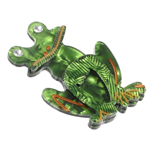 PACKOVE Frosch Brosche Handgefertigte Cartoon Tier Anstecknadel für Kleidung Schals und Hüte Dekorative und Langlebige Brosche Einzigartigem Design Perfektes für Familie und Freunde von PACKOVE