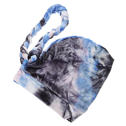 PACKOVE Funted Velvet geflochtener Hut Baumwolle Frauen Haartuch Haargummis für Frauen kopf trocknendes tuch Motorhaube Haartuchwickel für Frauen Haartücher wickeln Stoff von PACKOVE