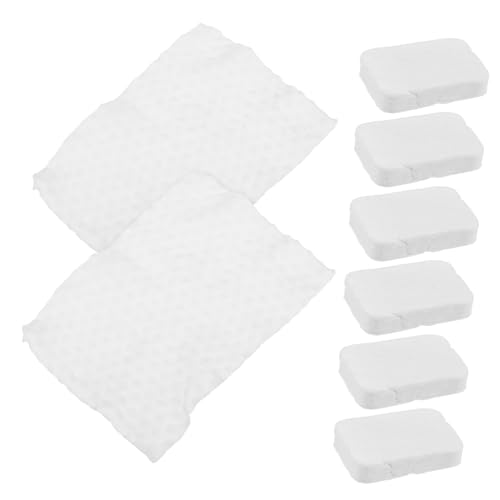 PACKOVE 8stücke Weiche Quadratische Make-up Pads Hochwertige Abschminkpads Für Gesichtsreinigung Augen Und Lippen-make-up Entferner Für Persönlichen Gebrauch Und Schönheitssalons von PACKOVE