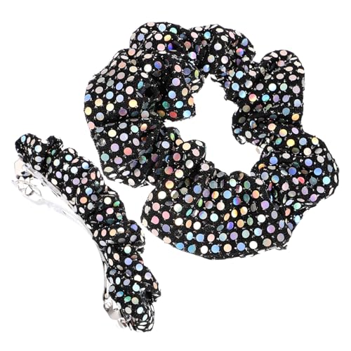 PACKOVE Glänzende Haargummis mit Pailletten Elastisch für Mädchen Haarschmuck für Ponytail und Alltag Schonend Modisch Vielseitig Tragbar als Armband Geeignet für Partys und Zeremonien von PACKOVE