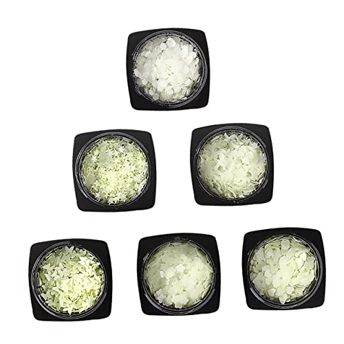 PACKOVE Glitzernde Nagelpailletten 6 Boxen Fluoreszierende Nagel Dekoration Aufkleber für Maniküre Nailart Zubehör Party und Abendveranstaltungen PACKOVE Glitzernde Nagelpailletten 6 Boxen Fluoreszierende Nagel Dekoration Aufkleber für Maniküre Nailart Zubehör Party und Abendveranstaltungen von PACKOVE