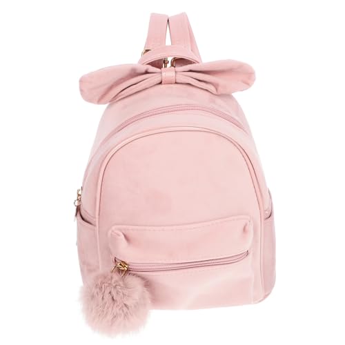 PACKOVE Glitzernder Rucksack Mit Hasenohren Stilvoller Packsack Für Mädchen Für Schule Und Ausflüge Verstellbare Schultergurte Geräumiger Stauraum von PACKOVE