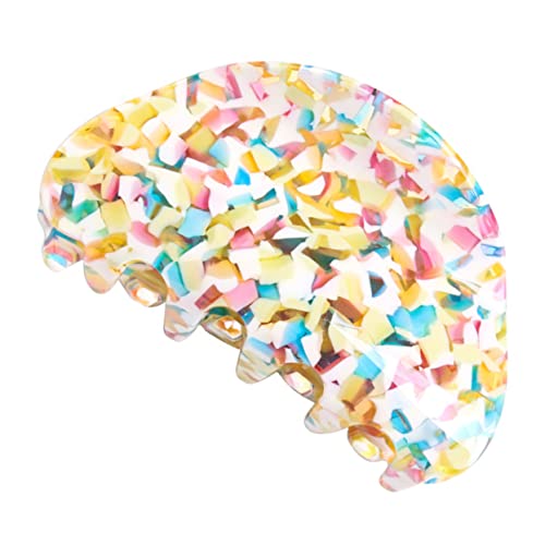 PACKOVE Große Haarklammer für Damen Rutschfeste Haarspange im Geometrischen Design für Dickes Haar Vielseitig Einsetzbar Bad Büro und Mehr von PACKOVE