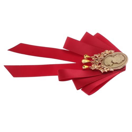 PACKOVE Große Schleifenbrosche mit Anstecknadel Vintage Brosche für Damen Kleidungsbrosche Sicherer Pinverschluss für Hemden Kleider Pullover Hochzeiten und Festliche Anlässe von PACKOVE