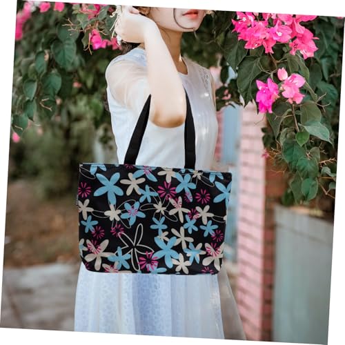 PACKOVE Große wasserdichte Reisetasche Damen mit Reißverschluss Einfache Handtasche aus Robustem Material Geräumige Aufbewahrungstasche für Reisen und Alltag Stilvoll und Praktisch von PACKOVE