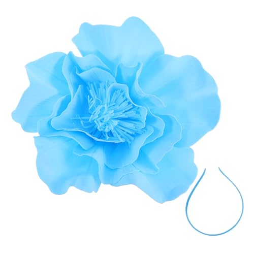PACKOVE Großer Blumen Fascinator Haarreif mit Stabilem Sitz Eleganter Brautschmuck für Hochzeiten Cocktailpartys und Brautduschen Luxuriöses Accessoire für Damen Geeignet für Festliche von PACKOVE