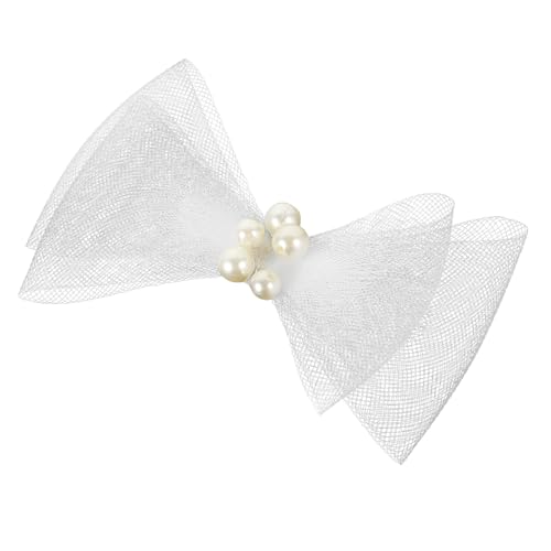 PACKOVE Großer Haarklammer Bogen Perlenschmuck für Bräute Haaraccessoire für Hochzeiten und Partys für Mädchen und Vielseitig Einsetzbar von PACKOVE