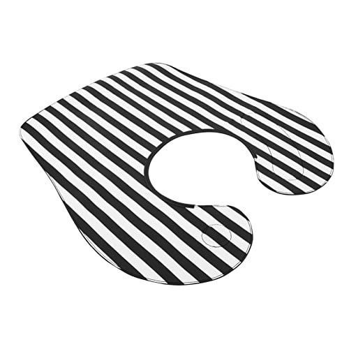 PACKOVE Haar Färben Streifen Schal Umhang Für Frauen Haarschnitt-abdecktuch Salon-haarumhang Friseurumhang Für Den Salon Haarschneidkap Haarschneidekragen Salon-schneidkragen Pu Stripe von PACKOVE