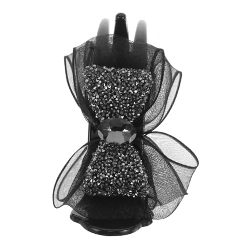 PACKOVE Haarklammer Mit Schleife Und Strass Für Damen Hohe Pferdeschwanz Und Dutt-styling-griffe Für Party Und Hochzeit Haarspangen Mit Festem von PACKOVE