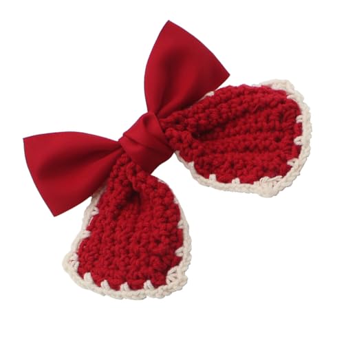 PACKOVE Haarschleife Mit Clip Haarschleifenclip Aus Tuch Haar Barrettes Für Mädchen Weihnachten Party Haar Dekoration Rutschfest Und Schick von PACKOVE