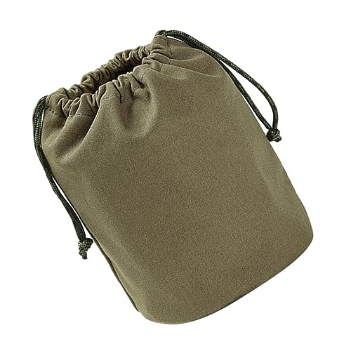 PACKOVE Hängetasche Für Den Außenbereich Für Camping Canvas Aufbewahrungstasche Mit Kordelzug Besteck-picknicktasche Organizer Und Wiederverwendbar Armeegrün von PACKOVE