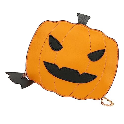 PACKOVE Halloween Damen Crossbody Bag Kürbisform Schultertasche Freizeit Handtasche Kleine Umhängetasche für Alltag und Party Geeignet PACKOVE Halloween Damen Crossbody Bag Kürbisform Schultertasche Freizeit Handtasche Kleine Umhängetasche für Alltag und Party Geeignet von PACKOVE