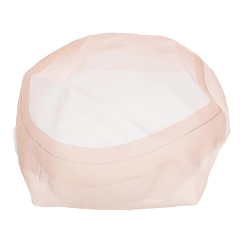 PACKOVE Handgefertigte Haarnetz Perückenkappe für Männer mit PU Basis Atmungsaktiv Weiches Material Natürliche Abdeckung für Stellen Komfortabel Langlebiger Rand von PACKOVE