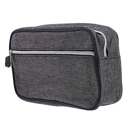 PACKOVE Handtasche Schminktasche Mit Reißverschluss Schminkset Für Damen Aufbewahrungstasche Schminktaschen Für Damen Makeup Tasche Tragbare Badetasche Denim Koffer Wasserdicht Reisen von PACKOVE