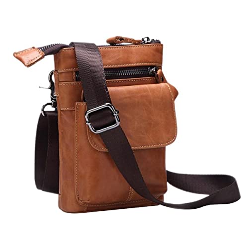 PACKOVE Herren-umhängetasche Aus Hochwertigem Mit Reißverschluss Outdoor-Aufbewahrungstasche Für Handy Und Alltagsgegenstände Robustes Mehrzweck-Design von PACKOVE