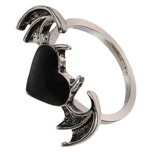 PACKOVE Herzförmiger Ring für Frauen Ästhetischer Schmuck im Retro Romantiker Einfaches Design für Tolles für Modebegeisterte von PACKOVE