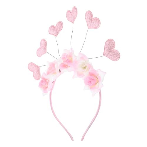PACKOVE Herzförmiges Valentinstag Stirnband mit Blumenmuster Leichtes Haaraccessoire für Partys Hochzeiten und Romantische Anlässe für Damen und Mädchen PACKOVE Herzförmiges Valentinstag Stirnband mit Blumenmuster Leichtes Haaraccessoire für Partys Hochzeiten und Romantische Anlässe für Damen und Mädchen von PACKOVE