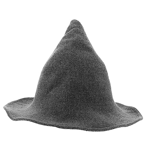 PACKOVE Hexenhut Bucket Hat Hexendekor Strickmütze halloween kostüm halloween costume Hüte Partyzubehör Requisitenkappen für Bühnenshows faltbar Wintermütze schmücken Hexen Hut Partybedarf von PACKOVE