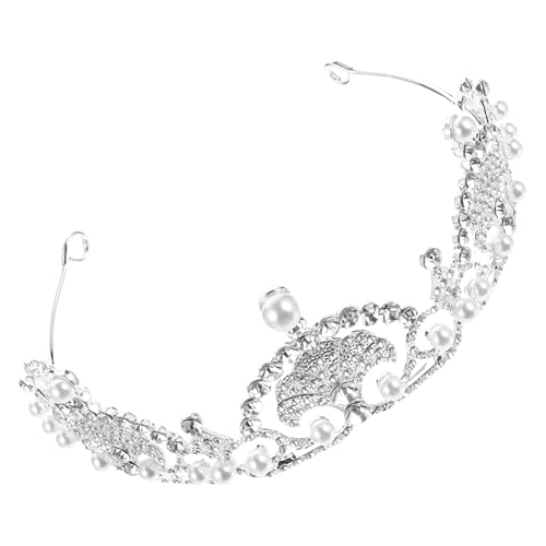 PACKOVE Hochwertiges Braut Haarreif mit Perlen und Strasssteinen Langlebige Legierung Design für Damen Perfektes Accessoire für Hochzeit Festtage und Besondere Anlässe von PACKOVE