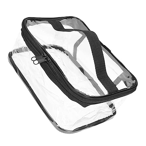 PACKOVE Hochzeit Erste -Hilfe -Kit klare Make-up-Reisetasche Reise-Kulturbeutel für Damen Klare Kosmetiktasche Klare Toilettenbeutel Kosmetiktasche klar Schminktasche aus Plastik PVC von PACKOVE