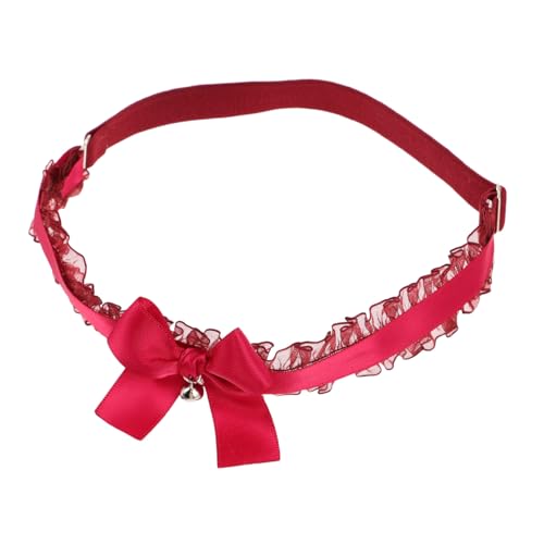 PACKOVE Hochzeit Strumpfband mit Schleife Damen Beinring Braut Beinstraffer Taillenband Zubehör Rot Elegantes für Braut Accessoire von PACKOVE