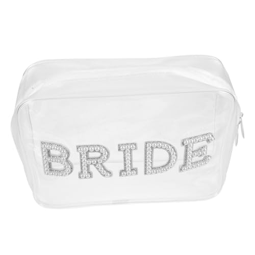 PACKOVE Transparente Kulturtasche Für Reisen Klare Make-up-Tasche Für Frauen Durchsichtige Reisetasche Für Toilettenartikel Reise-Make-up-Tasche Mit Robustem Reißverschluss von PACKOVE